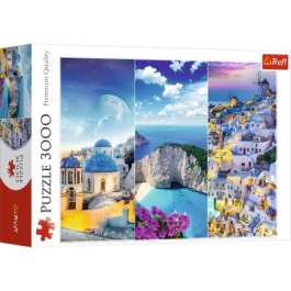 Puzzle Vacanta in Grecia, 3000 piese