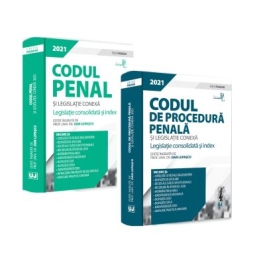 Pachet format din 2 titluri Codul penal si legislatie conexa 2021, Codul de procedura penala si legislatie conexa 2021 - Dan Lupascu