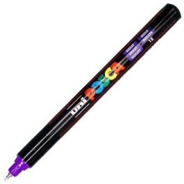 Marker UNI PC-1MR 0. 7 mm varf metalic fin violet Posca