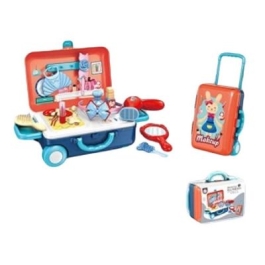 Accesorii frumusete in troller 16 buc.set