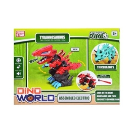 Cuburi constructii Robozaur cu baterii Velociraptor