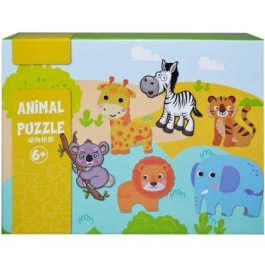 Puzzle din lemn animale