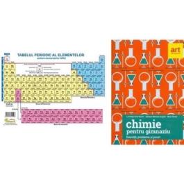 Pachet Chimie pentru gimnaziu. Tabelul periodic al elementelor si Culegere de exercitii probleme si jocuri - Luminita Irinel Doicin
