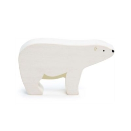 Figurina Urs Polar din lemn premium