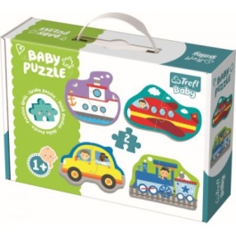 Puzzle baby clasic Vehicule pentru transport 8 piese Trefl