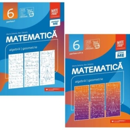 Pachet Consolidare 2024-2025 clasa a 6-a. Matematica. Algebra, geometrie, partea 1 si 2 - Maria Zaharia