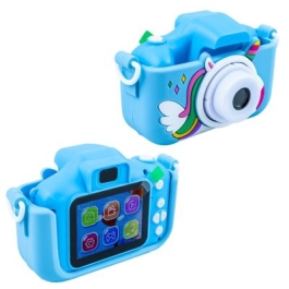 Aparat Foto pentru copii model unicorn albastru