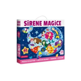 Joc educativ Puzzle Mimorello. Sirene Magice