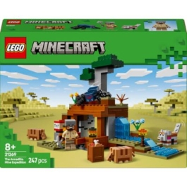 LEGO Minecraft. Expeditia de minerit cu Tatu 21269 247 piese