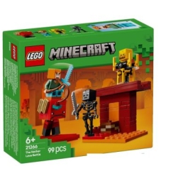 LEGO Minecraft. Batalie deasupra lavei in Nether 21266 99 piese