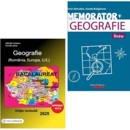 Pachet Bacalaureat Geografie 2025. Sinteze Teste Rezolvari si Memorator - Albinita Costescu Sanda Bulgarean