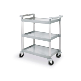 Carucior bucatarie 3 nivele, cu roti, pentru depozitare si servire, Hendi, incarcare maxima 50 kg/nivel