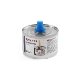 Combustibil lichid cu fitil pentru chafing dish - set 6 cutii de 200 gr - timp ardere 6 ore, Hendi