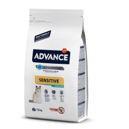 Hrana uscata Pisici Adulte Sterilizate, cu somon si orez 1.5 kg, Advance Sensitive