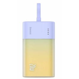 Baterie externa Baseus Popsicle 5200 mAh, 20W, USB-C, cablu incorporat Violet