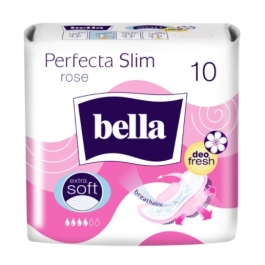 Bella Absorbante Perfecta Slim Extra soft Rose, 10 bucati