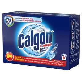 Calgon Tablete anticalcar 3in1 Powerball, 8 bucati