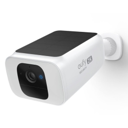 Camera supraveghere eufy SoloCam Spotlight S40, Wireless, Panou Solar, Rezolutie 2K, Reflector LED 600lm, IP67, Alb