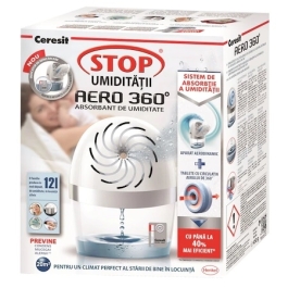 Dezumidificator Ceresit Absorbant umiditate Aero 360, 450 g, White