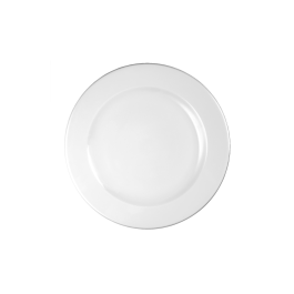 Farfurie plata rotunda, portelan, diametru 170mm, alb