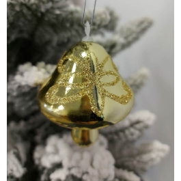 Prosper Globuri forma ciuperci auriu, plastic set 6 buc MH6