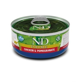 Hrana umeda Pisici, cu pui si rodie, 70 g, N&D Prime Cat