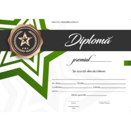 Diploma scolara (Gimnaziu) DLF2