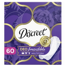 Discreet absorbante zilnice DEO irresistible multiform, 60 buc