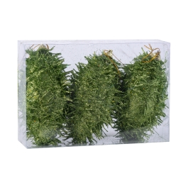 Prosper Globuri plastic verde set 3 bucati MH12