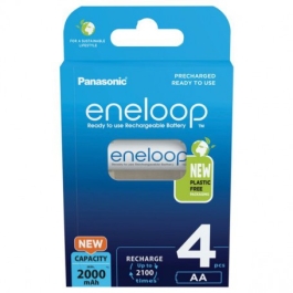 Acumulatori Eneloop Pro 4 x AA R6 2000 mAh Eco, Panasonic