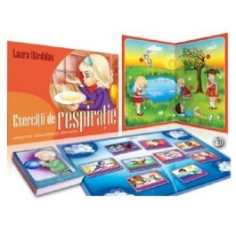 Exercitii de respiratie. Program educational distractiv, kit logopedic - Laura Hardalau
