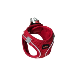 Ham pentru caini, L, 48-54 cm, rosu, 4Dog