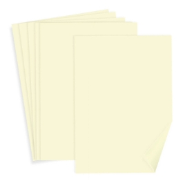 Set 50 coli de hartie alb/ivory 50x75 cm (DQ10)