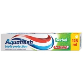 Aquafresh Pasta de dinti triple protection Herbal, 125 ml