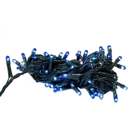 Instalatie Pom Craciun, 200 Becuri Led, Albastra