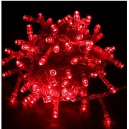 Instalatie Pom Craciun, 200 Becuri Led, Rosie