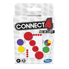 Joc de societate Connect4 Clasic, jocul cu carti in limba romana, Hasbro