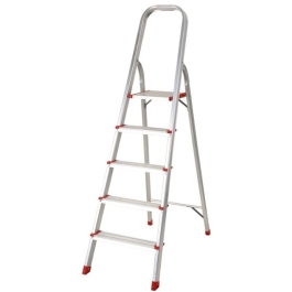 KMH0105 scara pliabila cu 5 trepte din aluminiu