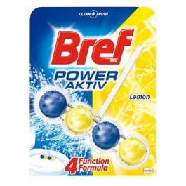 Bref WC Odorizant toaleta Power Aktiv Lemon, 50 g