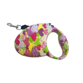 Lesa Retractabila caini Talie Medie Color 3 m 4DOG DELUXE