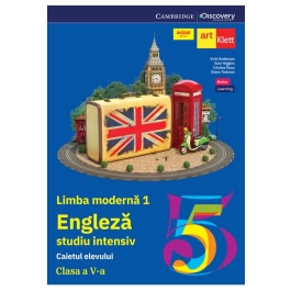 Limba engleza 1 - Studiu intensiv. Caietul elevului clasa a 5-a - Vicki Anderson
