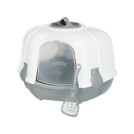 Litiera Maro, De Colt, Cu Capac Si Lopatica, 60x43x52 cm, Gri, 40356