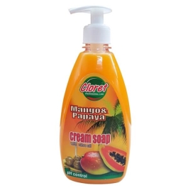 Cloret Sapun Lichid Cremos Mango & Papaya 500 ml