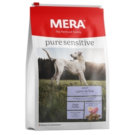MERA Hrana Uscata Caini Pure Sensitive Adult Medium/Maxi Miel si Orez 12.5 kg