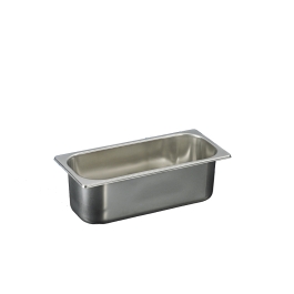 Cuva pentru inghetata, inox, capacitate 5 litri, dimensiunie 360x165x120
