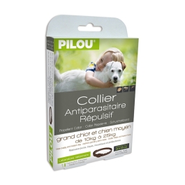Pilou Zgarda Antiparazitara Caine Talie Medie, 60 cm