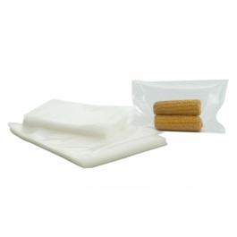 Set 100 pungi netede, pentru vidat alimente, grosime 90 microni, dimensiuni 250x400mm