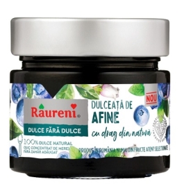 Dulceata afine fara zahar 240g, Raureni