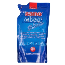 Sano Rezerva Solutie geamuri Clear Blue, 750ml