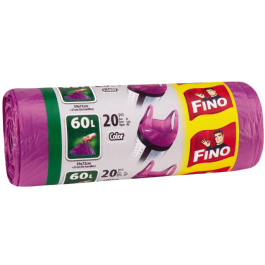 Saci Menajeri Fino HD, Colorati, 60 l, 20 Bucati